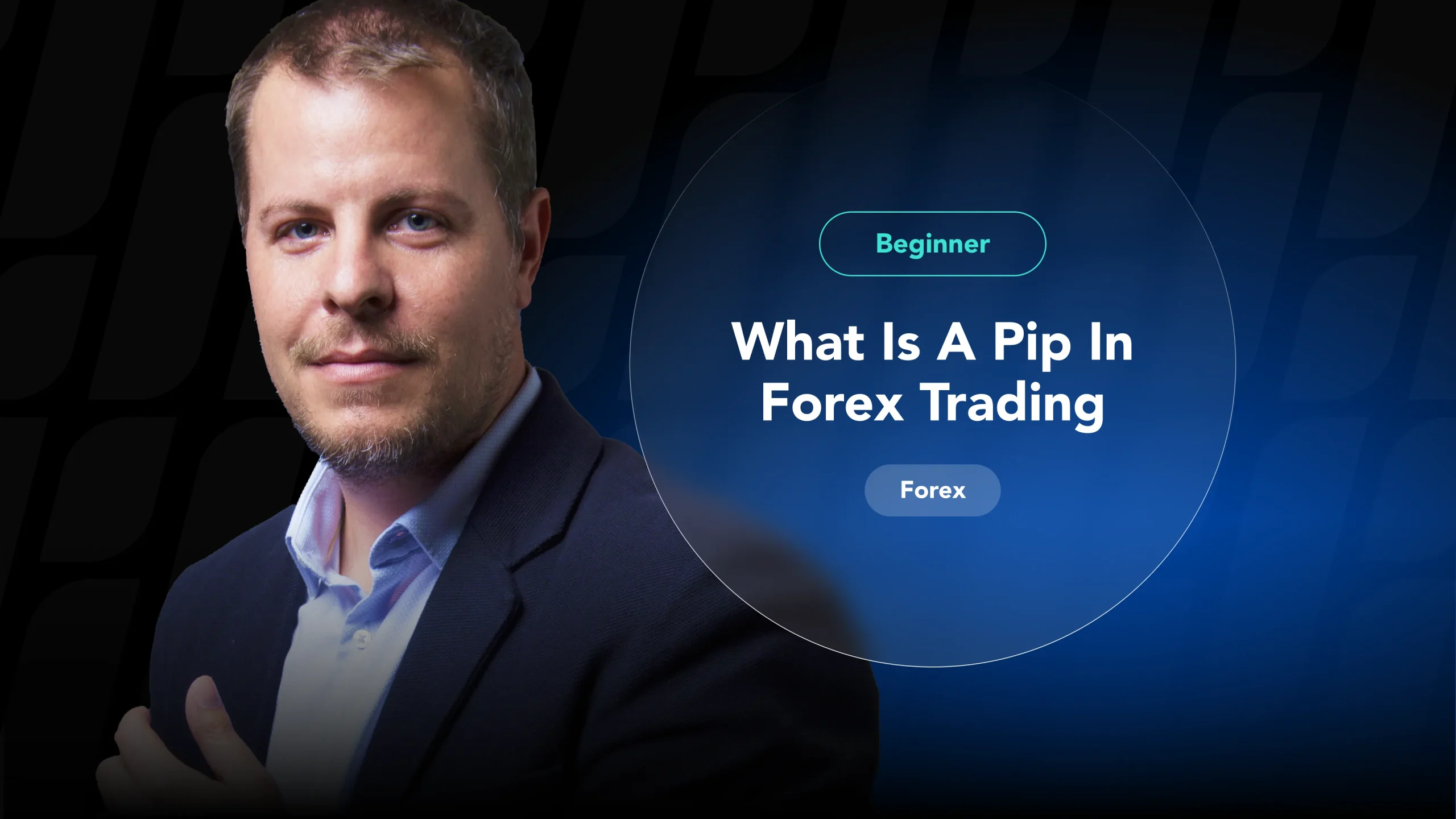 A beginner's guide explaining what a pip is in forex trading, with a clear visual example.