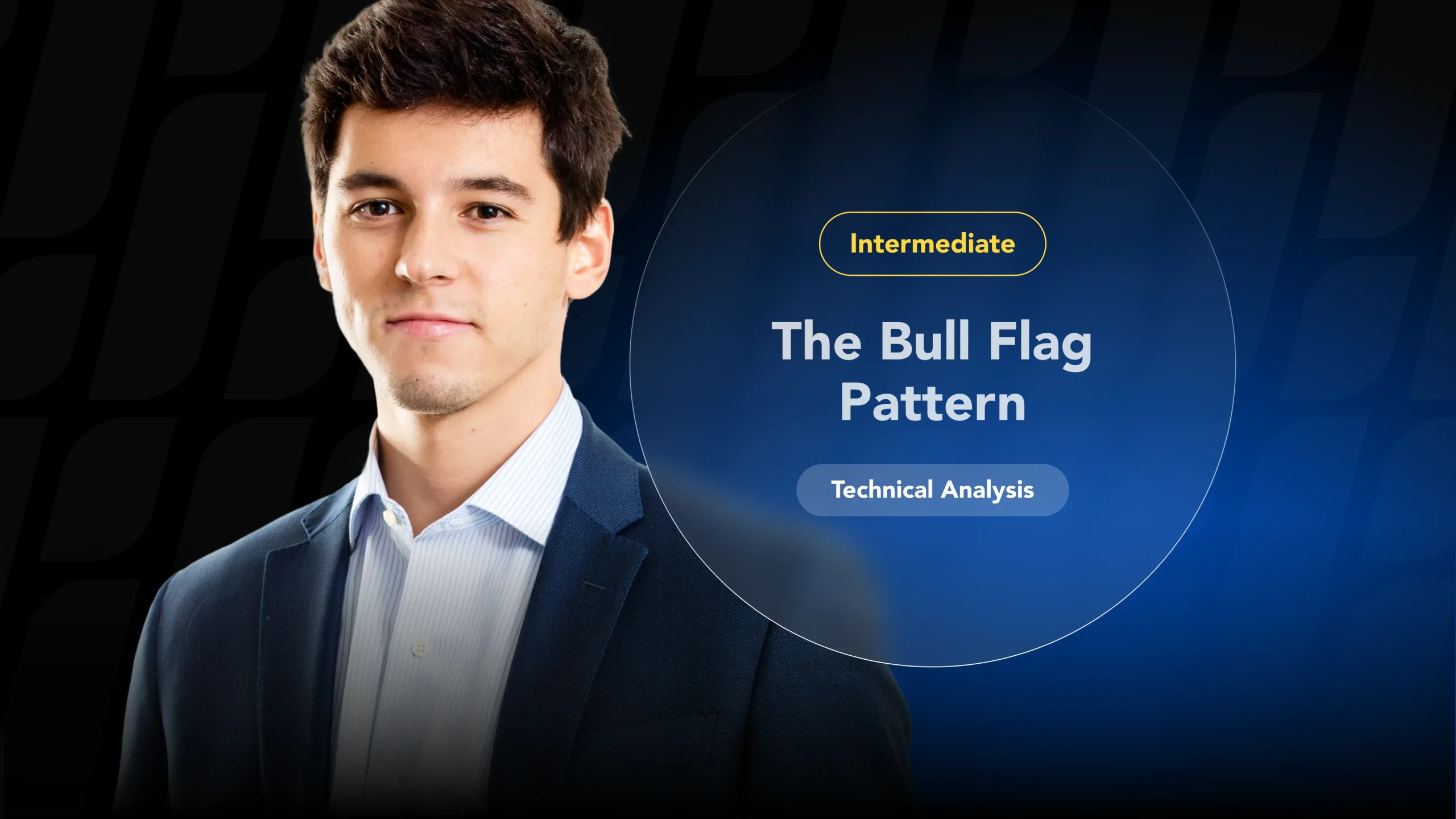 Identify a bull flag pattern on a stock chart in this guide for intermediates.