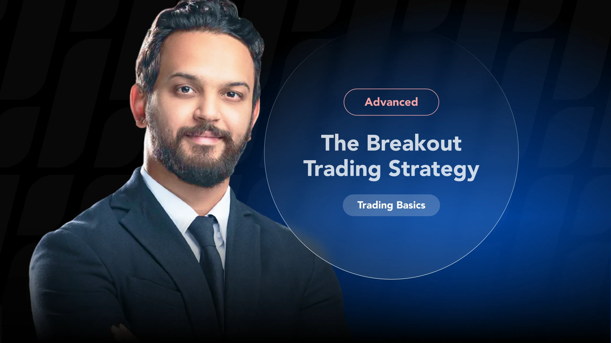 A financial analyst in a featured image for an article on implementing the breakout trading strategy.